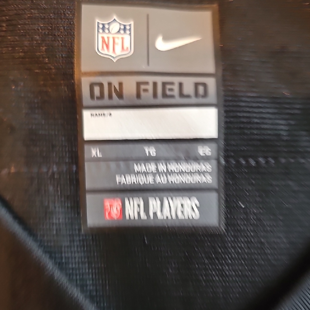Nike Black On Field NFL Jersey